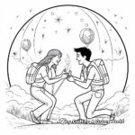 Fantasy Dream Proposal Coloring Pages 4