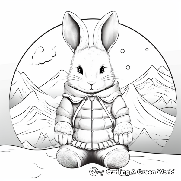 White Rabbit Coloring Pages - Free & Printable!