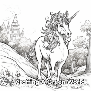 Hard Unicorn Coloring Pages - Free & Printable!