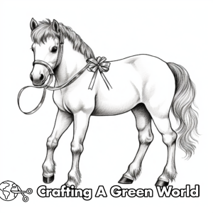 Miniature Horse Coloring Pages - Free &amp; Printable!