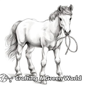 Miniature Horse Coloring Pages - Free &amp; Printable!
