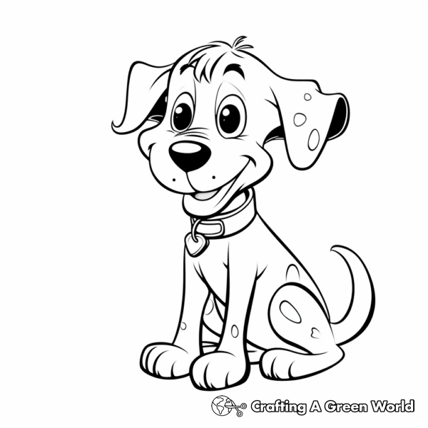 Dalmatian Coloring Pages - Free &amp; Printable!
