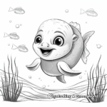 Friendly Seal Coloring Pages for Kids 3