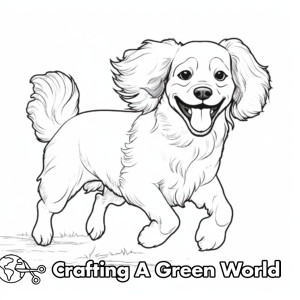 Cavalier King Charles Spaniel Coloring Pages - Free &amp; Printable!