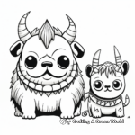 Fun Pugicorn and Friends Coloring Pages 2