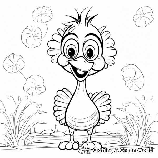 T Is For Turkey Coloring Pages - Free & Printable!