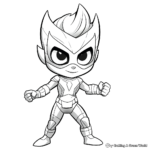 Gekko and his Powers PJ Masks Coloring Pages 3