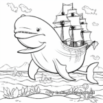Gracious Whale Coloring Pages 1
