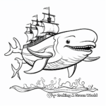 Gracious Whale Coloring Pages 2