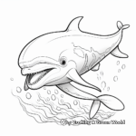 Gracious Whale Coloring Pages 4