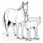 Horse Breeds of the World Coloring Pages 3