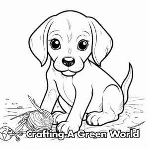 Beagle Puppy Coloring Pages - Free &amp; Printable!