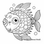 Innovative Pufferfish Mandala Coloring Pages 3