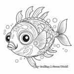 Innovative Pufferfish Mandala Coloring Pages 4