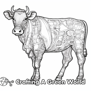 Dairy Cow Coloring Pages - Free &amp; Printable!