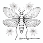 Intricate Adult Firefly Coloring Pages 2