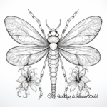 Intricate Adult Firefly Coloring Pages 4