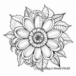 Intricate Floral Summer Mandala Coloring Pages 2