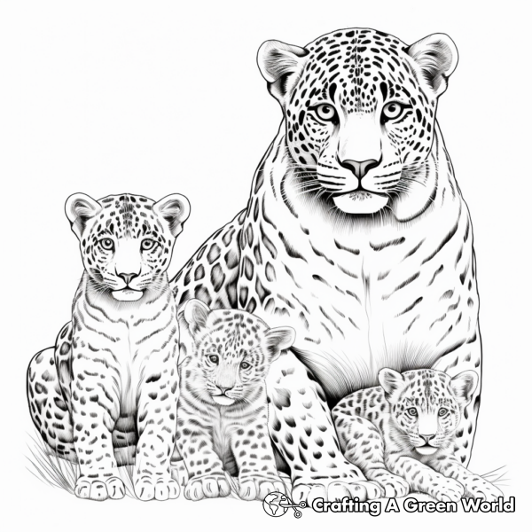 Jaguar Coloring Pages - Free & Printable!