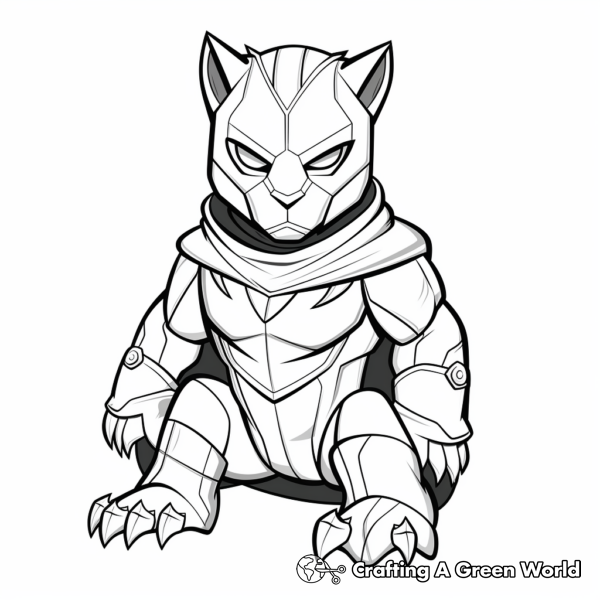 Black Panther Animal Coloring Pages - Free & Printable!