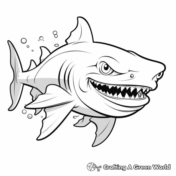 Lemon Shark Coloring Pages - Free &amp; Printable!