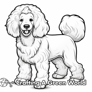Poodle Dog Coloring Pages - Free &amp; Printable!