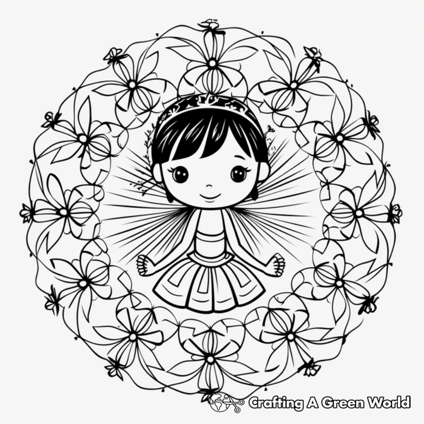 Girly Mandala Coloring Pages - Free & Printable!