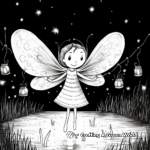 Magical Flight of Fireflies Coloring Pages 4