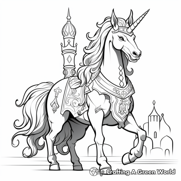 Hard Unicorn Coloring Pages - Free &amp; Printable!