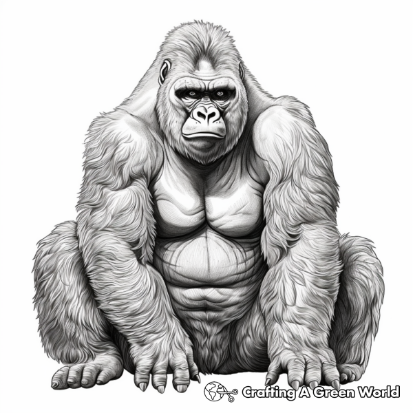 Realistic Monkey Coloring Pages - Free &amp; Printable!