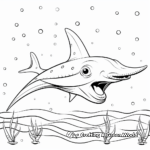 Majestic Stingray Coloring Pages 1