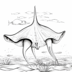 Majestic Stingray Coloring Pages 3