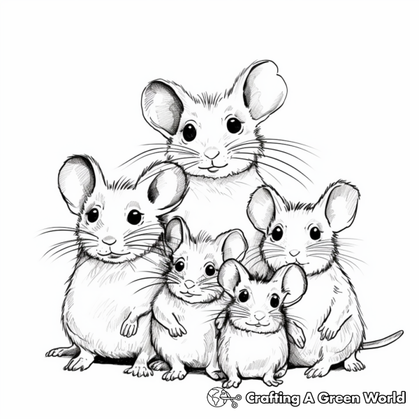M Is For Mouse Coloring Pages - Free &amp; Printable!