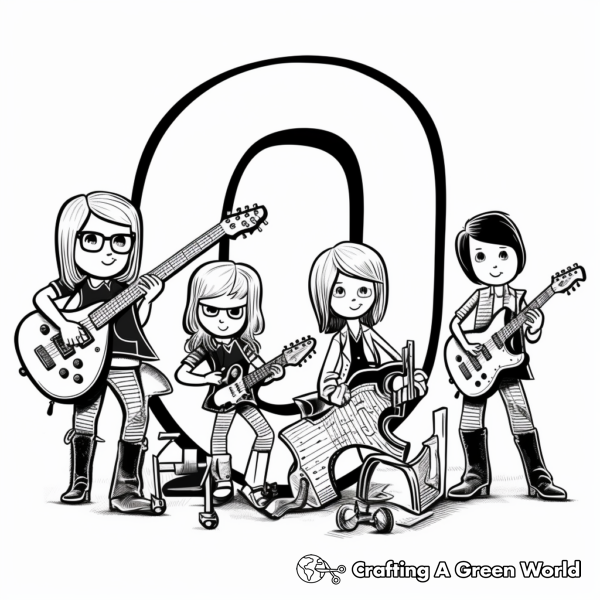 Q Is For Queen Coloring Pages - Free &amp; Printable!