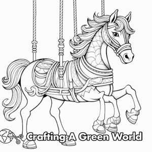 Rainbow Horse Coloring Pages - Free &amp; Printable!