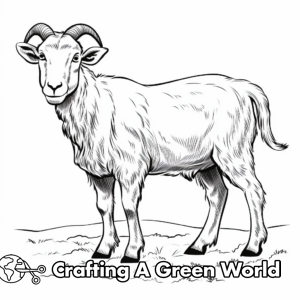 Goat Coloring Pages - Free & Printable!