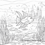 Ocean Life: Octopus and Its Habitat Coloring Pages 4