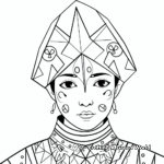 Pierrot-Inspired Coloring Pages 1