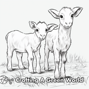Goat Coloring Pages - Free &amp; Printable!