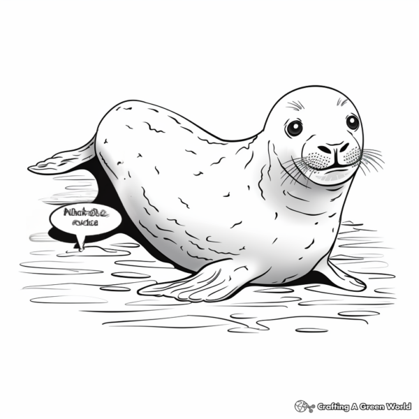 Leopard Seal Coloring Pages - Free &amp; Printable!