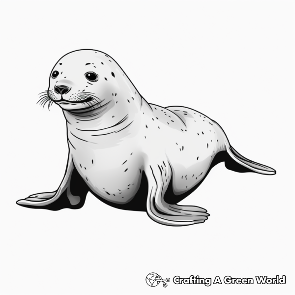 Leopard Seal Coloring Pages - Free &amp; Printable!