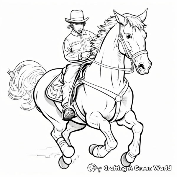 Hard Horse Coloring Pages - Free &amp; Printable!