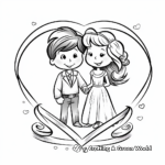 Romantic Engagement Ring Coloring Pages 3