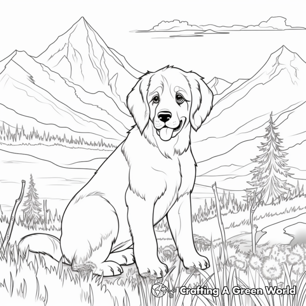 Realistic Puppy Coloring Pages - Free &amp; Printable!
