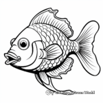 Sergeant Major Fish Coloring Pages for Kids 3