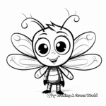 Simple Child-Friendly Firefly Coloring Pages 3