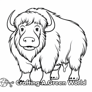 Musk Ox Coloring Pages - Free &amp; Printable!