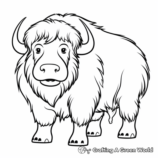 Musk Ox Coloring Pages Free Printable Musk Ox Coloring Pages Free Printable