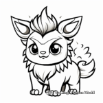 Simple Pugicorn Coloring Pages for Children 3