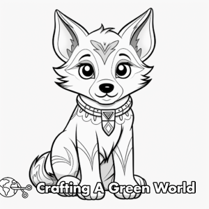 Tribal Wolf Coloring Pages - Free &amp; Printable!
